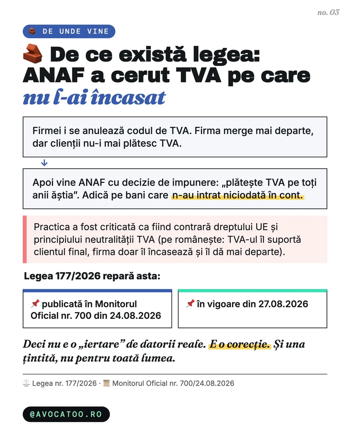 ana maria udriște, avocatoo amnistia tva